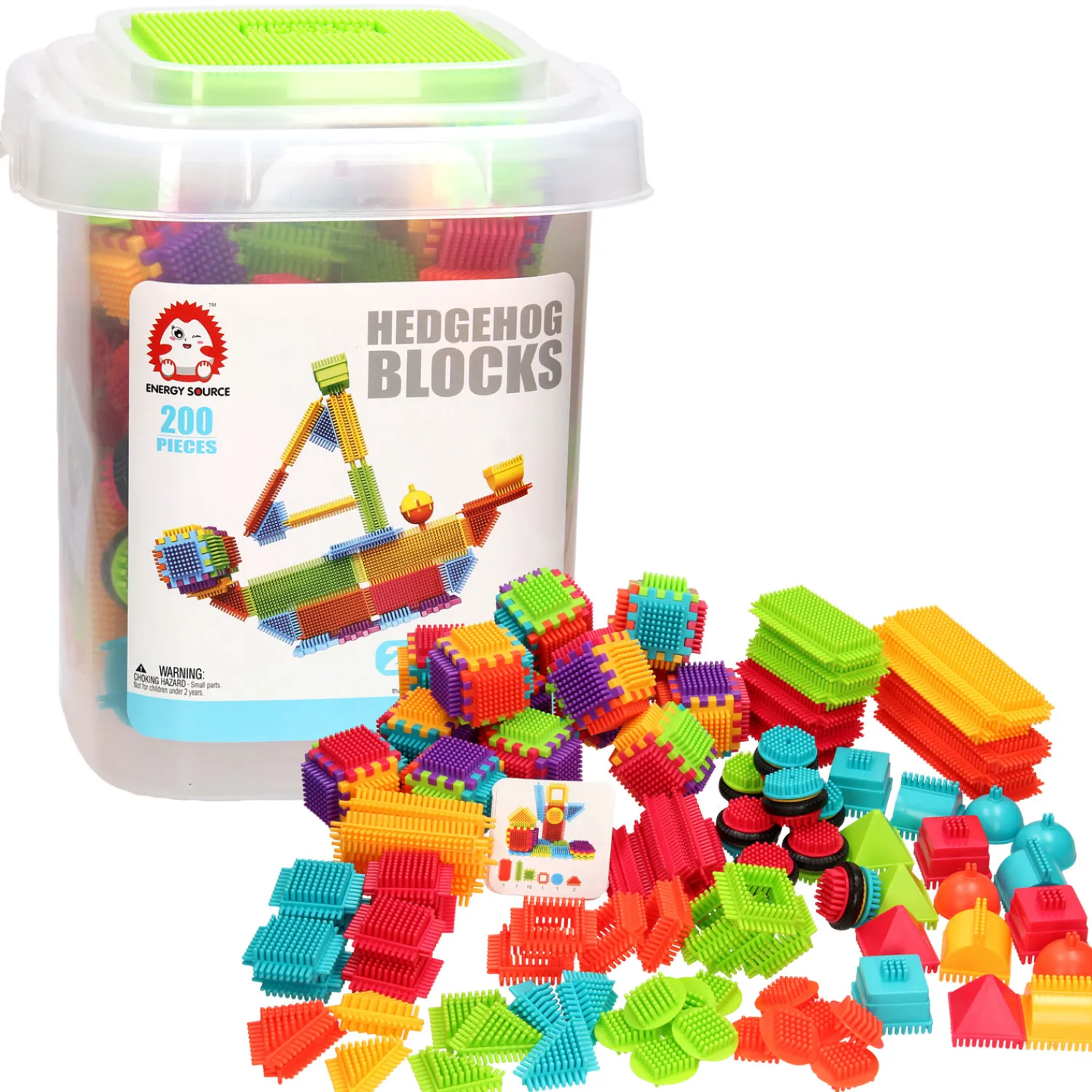 Bristle Blokken in Opbergbox, 200dlg.>Bloko Discount