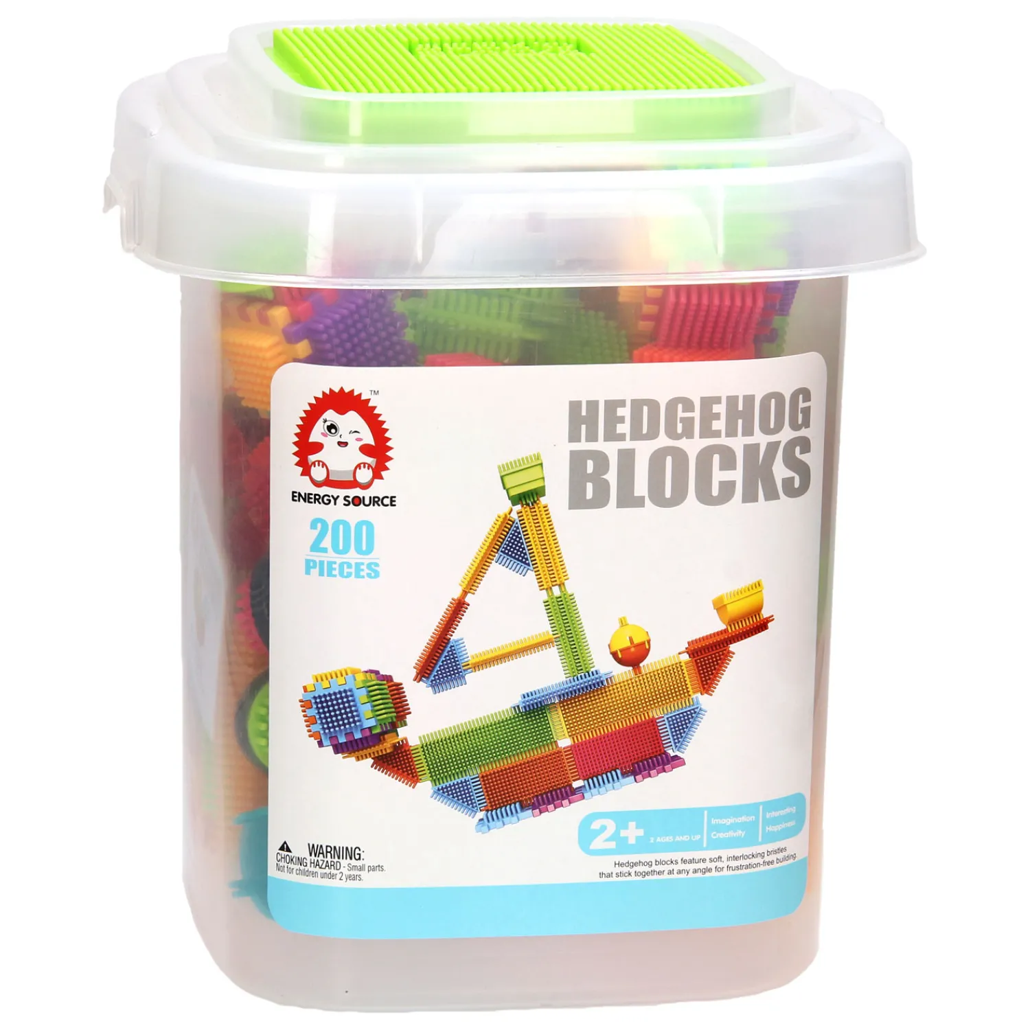 Bristle Blokken in Opbergbox, 200dlg.>Bloko Discount