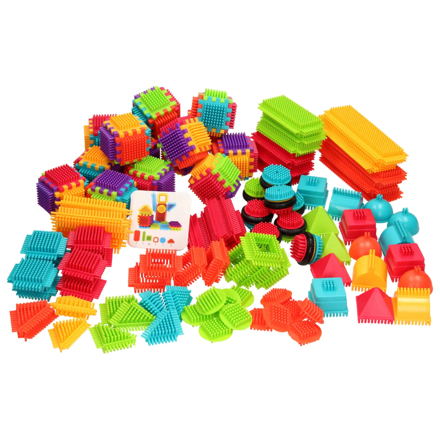 Bristle Blokken in Opbergbox, 200dlg.>Bloko Discount