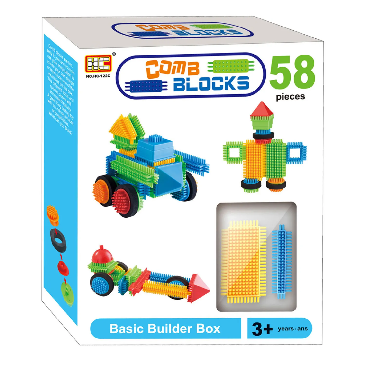 Bristle Bouwblokken, 58dlg. Best