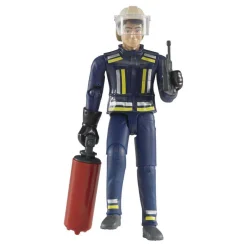Bruder Bworld Brandweerman met Toebehoren 1:16