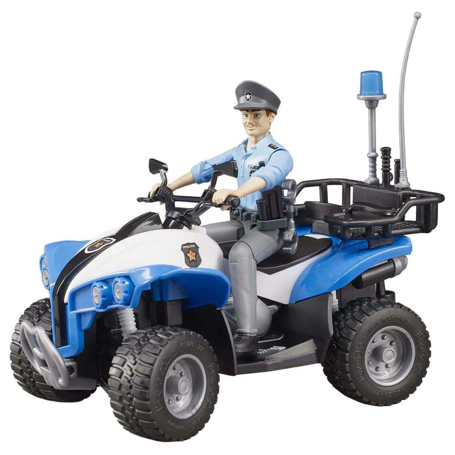 Bruder Bworld Politie Quad met Agente 1:16 Hot