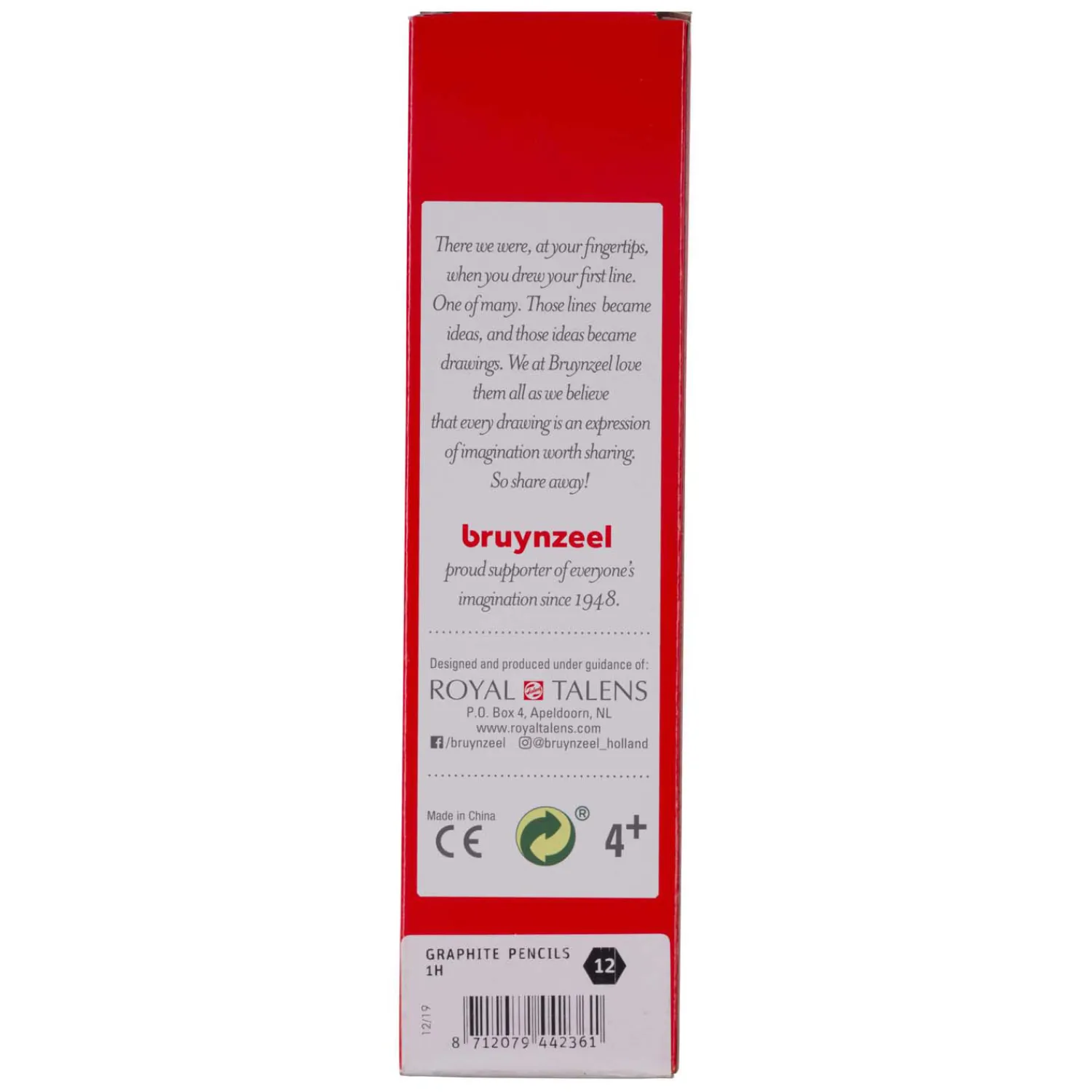 Burotek 1H Grafietpotlood-Bruynzeel Hot