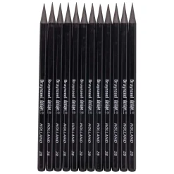 Bruynzeel Design Grafietstift 2B - 12st. Hot