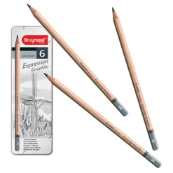 Expression Grafietpotloden, 6st.-Bruynzeel Sale