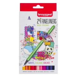 Bruynzeel Fineliners, 24st. Discount