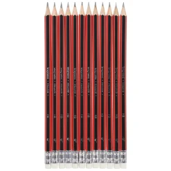 Bruynzeel Hb Zwart-Rood En Gum Grafietpotlood Clearance