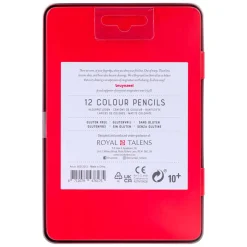 Bruynzeel Kleurpotloden Blik, 12 Kleuren Clearance