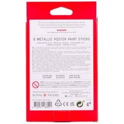 Plakkaatverf Sticks Metallic, 6st.><noscript><img width=