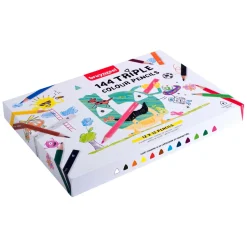 Bruynzeel Triple Kleurpotlodenset, 12x12 Kleuren Clearance