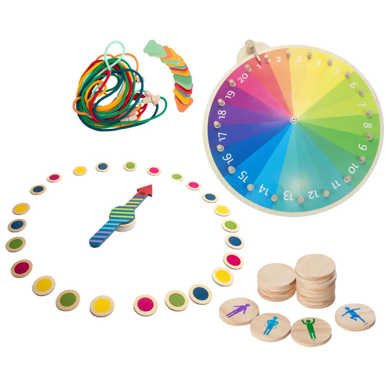 Bewegingsspellen, 5dlg.-BS Toys Outlet