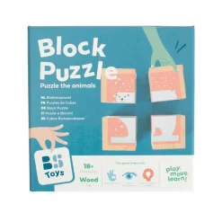BS Toys Houten Blokkenpuzzel, 4st. Hot