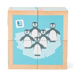BS Toys Houten Blokkenpuzzel, 4st. Hot