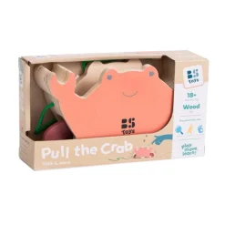 BS Toys Houten Krab met Trekkoord Discount
