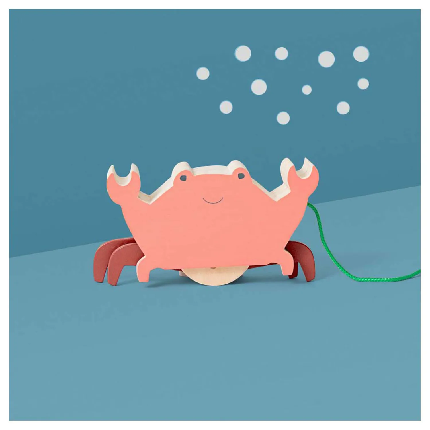 BS Toys Houten Krab met Trekkoord Discount