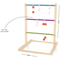 Houten Ladderspel Werpspel, 7dlg.-BS Toys Best