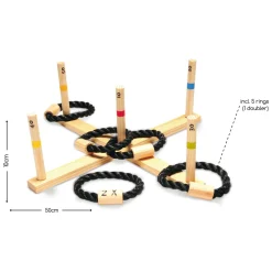 Houten Ringwerpspel, 6dlg.>BS Toys Outlet