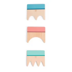 BS Toys Houten Zandpatroon Kammen, 3dlg. Best