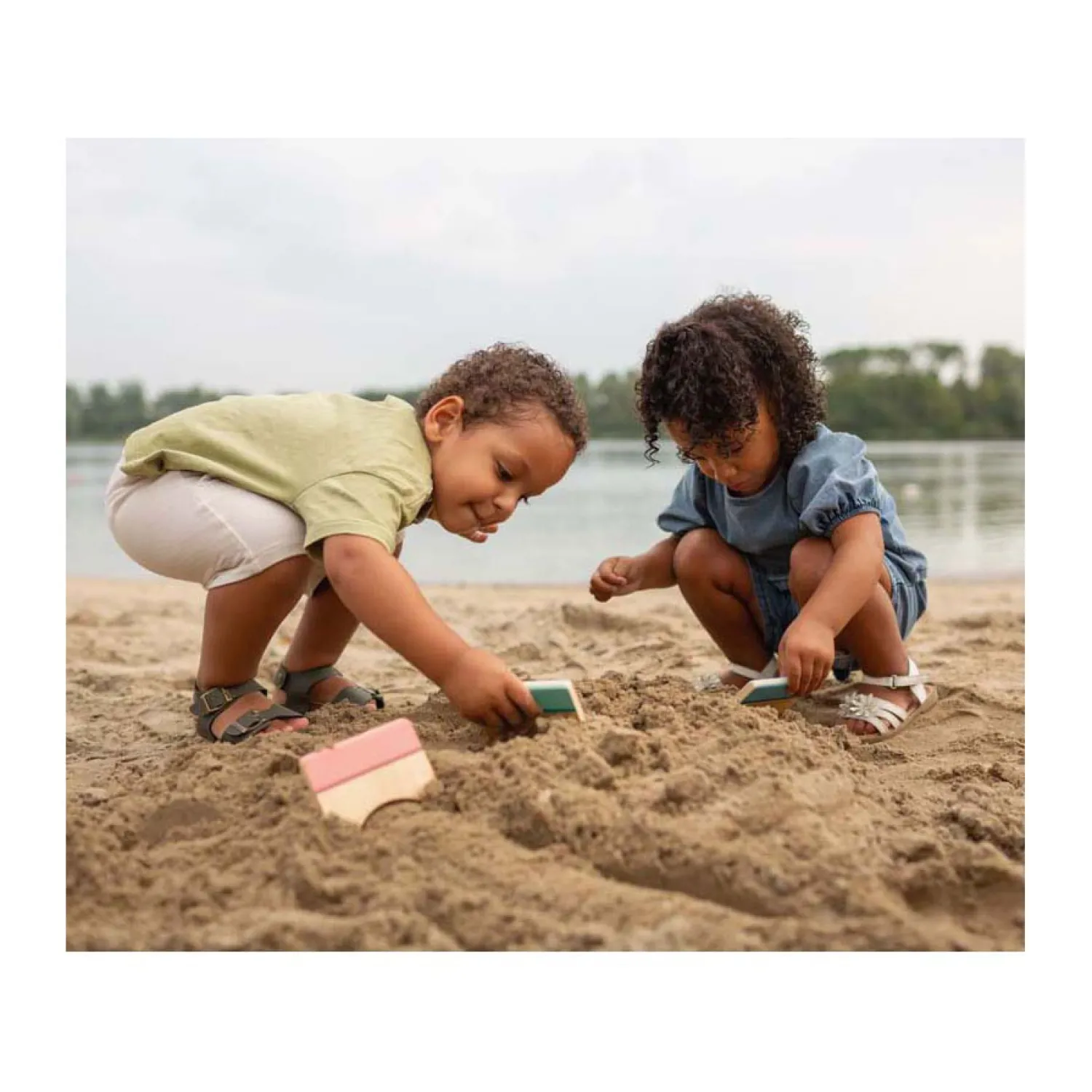 BS Toys Houten Zandpatroon Kammen, 3dlg. Best