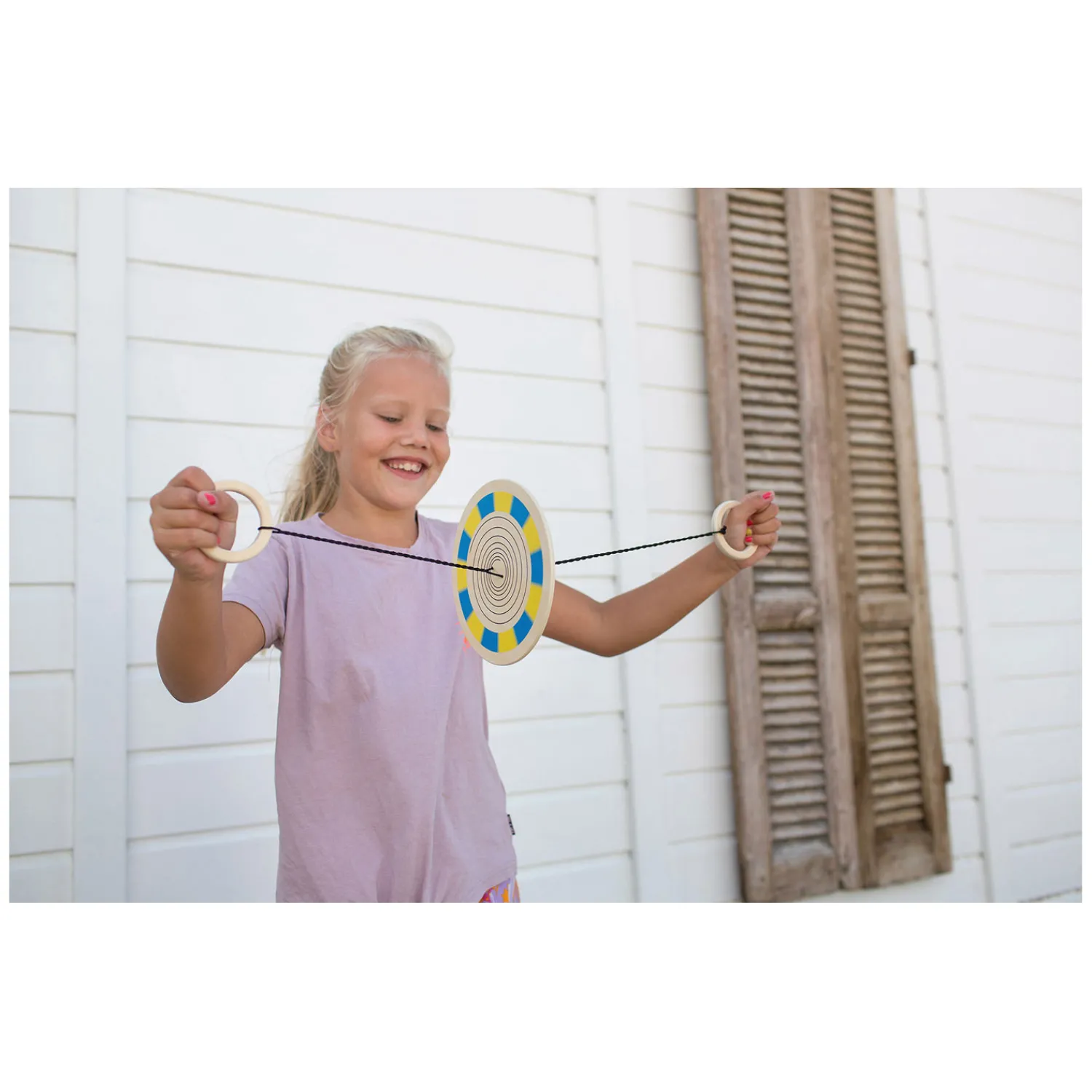 Kleurenspinner Hout Trekspel>BS Toys Online