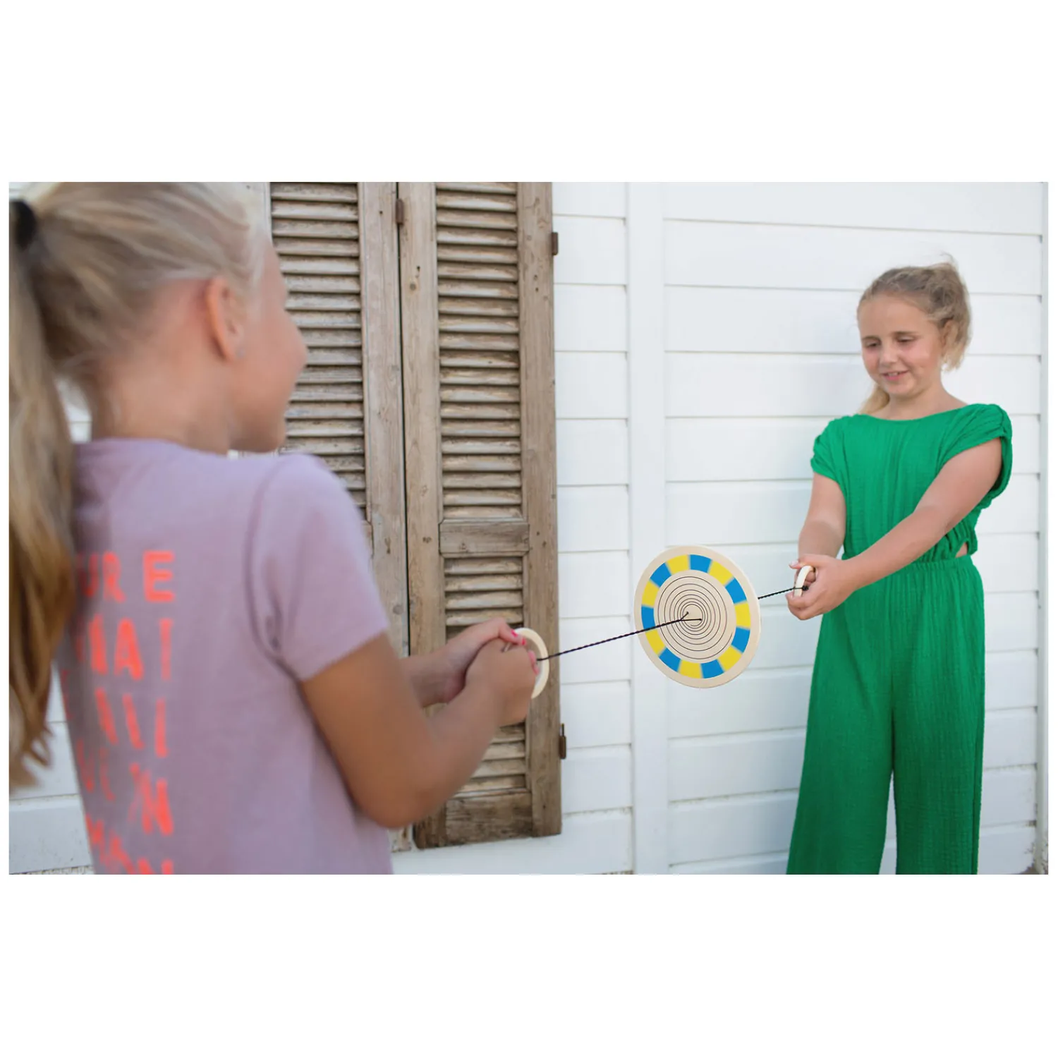 Kleurenspinner Hout Trekspel>BS Toys Online