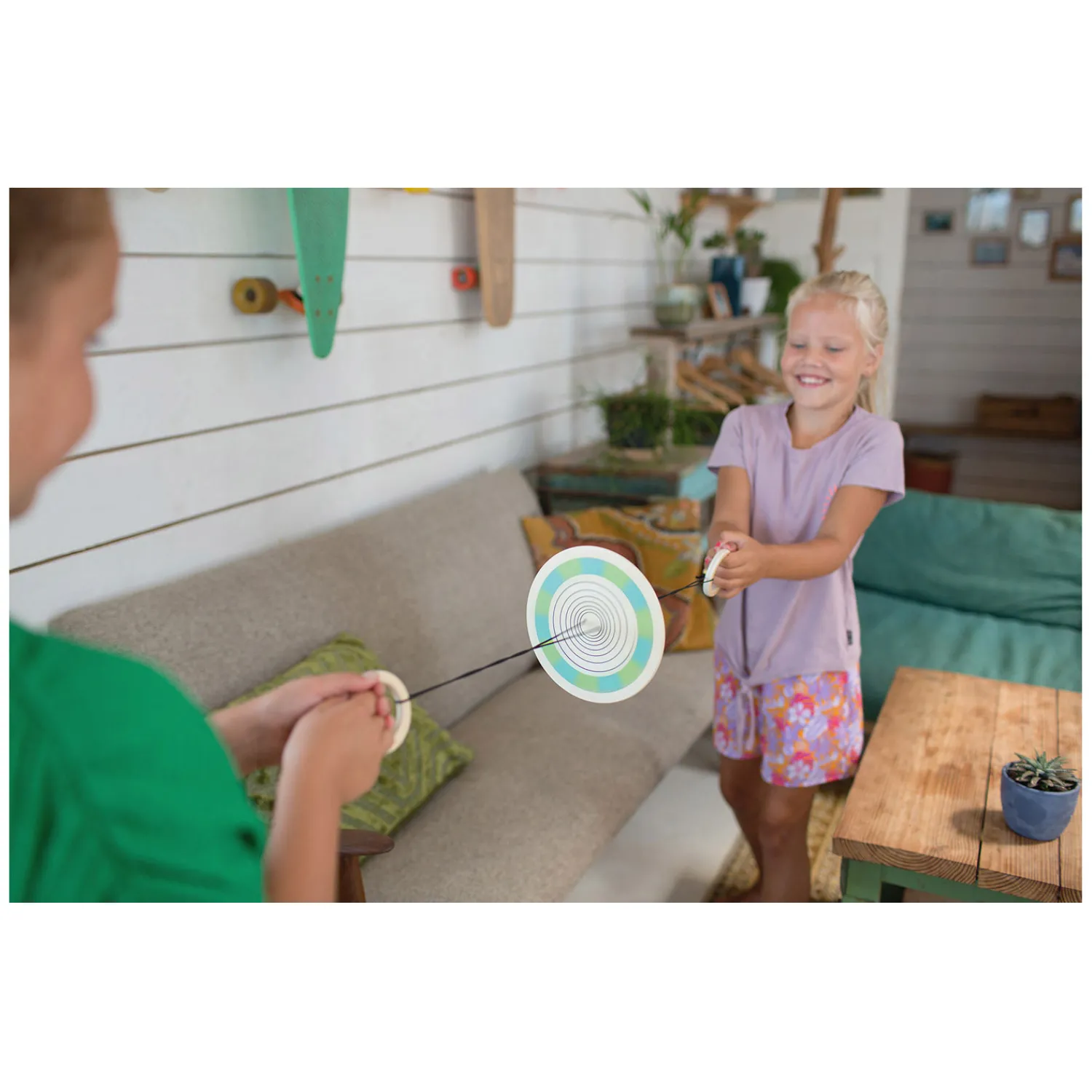 Kleurenspinner Hout Trekspel>BS Toys Online