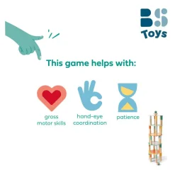 Mega Houten Balansspel, 38dlg.-BS Toys