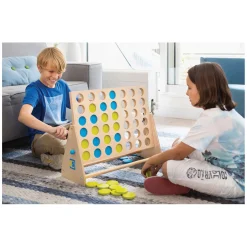 Mega Houten Vier Bij Elkaar Spel, 43dlg-BS Toys Sale