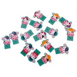 Welke Koe Ben ik Houten Spel-BS Toys New