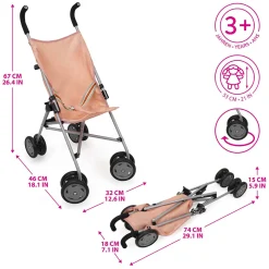 Buggy Poppenwagen Opvouwbaar><noscript><img width=