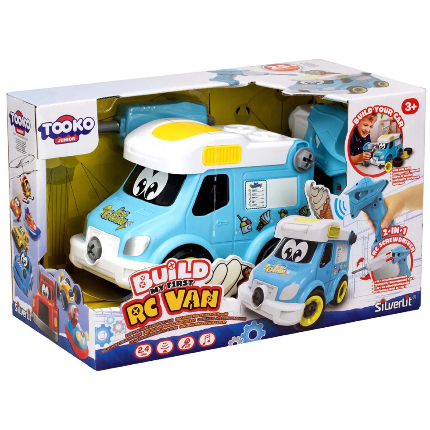 Build My First RC IJswagen Bestuurbare Auto-Silverlit Hot