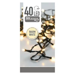 Buiten Ledverlichting 40 Led - Warm White, 300cm> Hot