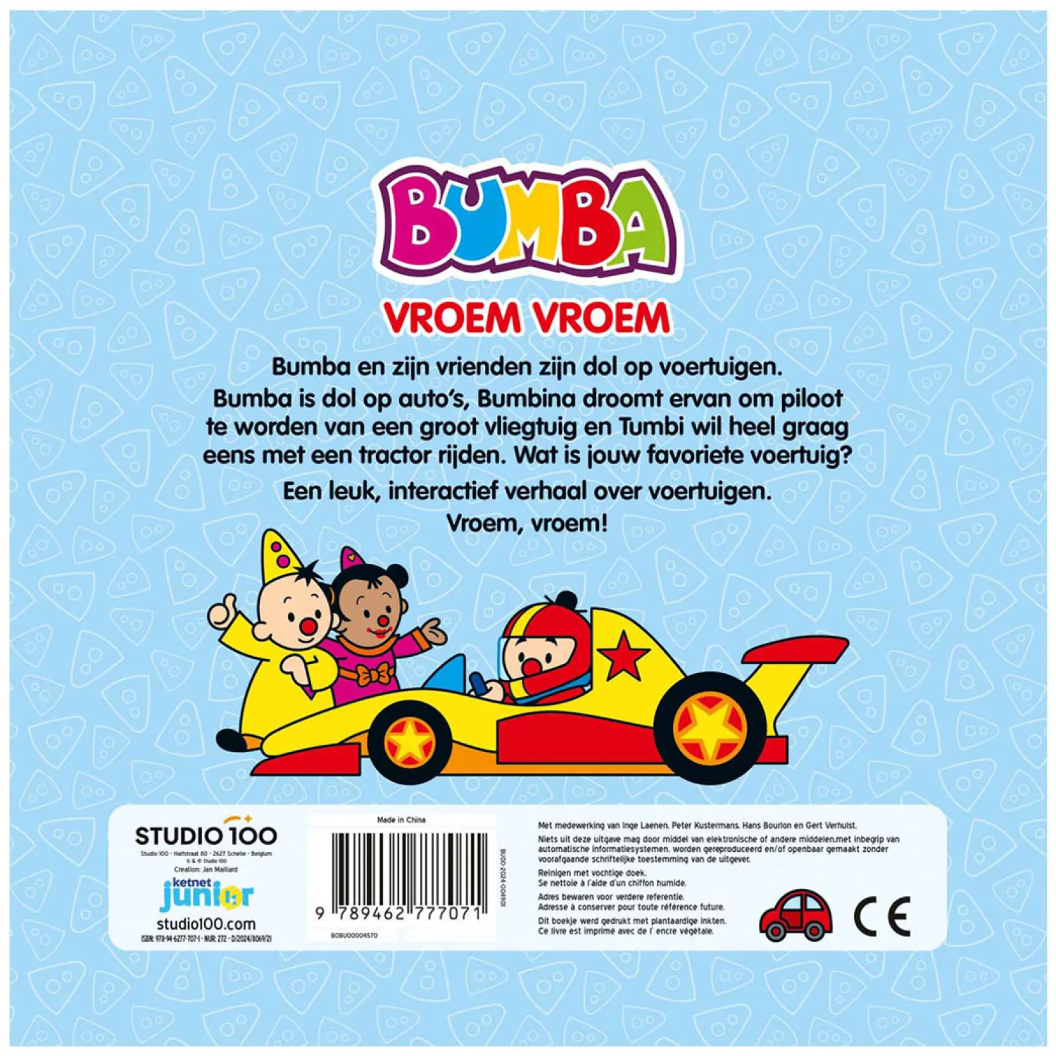 Studio 100 Bumba Kartonboek - Vroem Vroem Sale