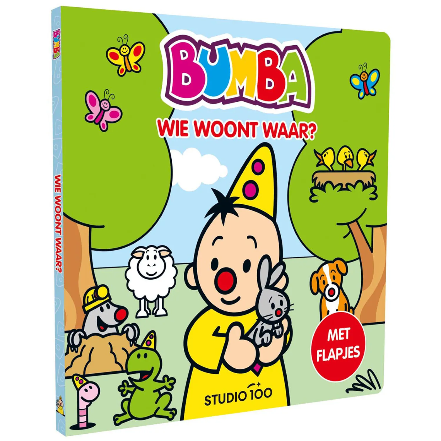 Bumba Kartonboek met Flapjes - Wie woont Waar?>Studio 100 Best