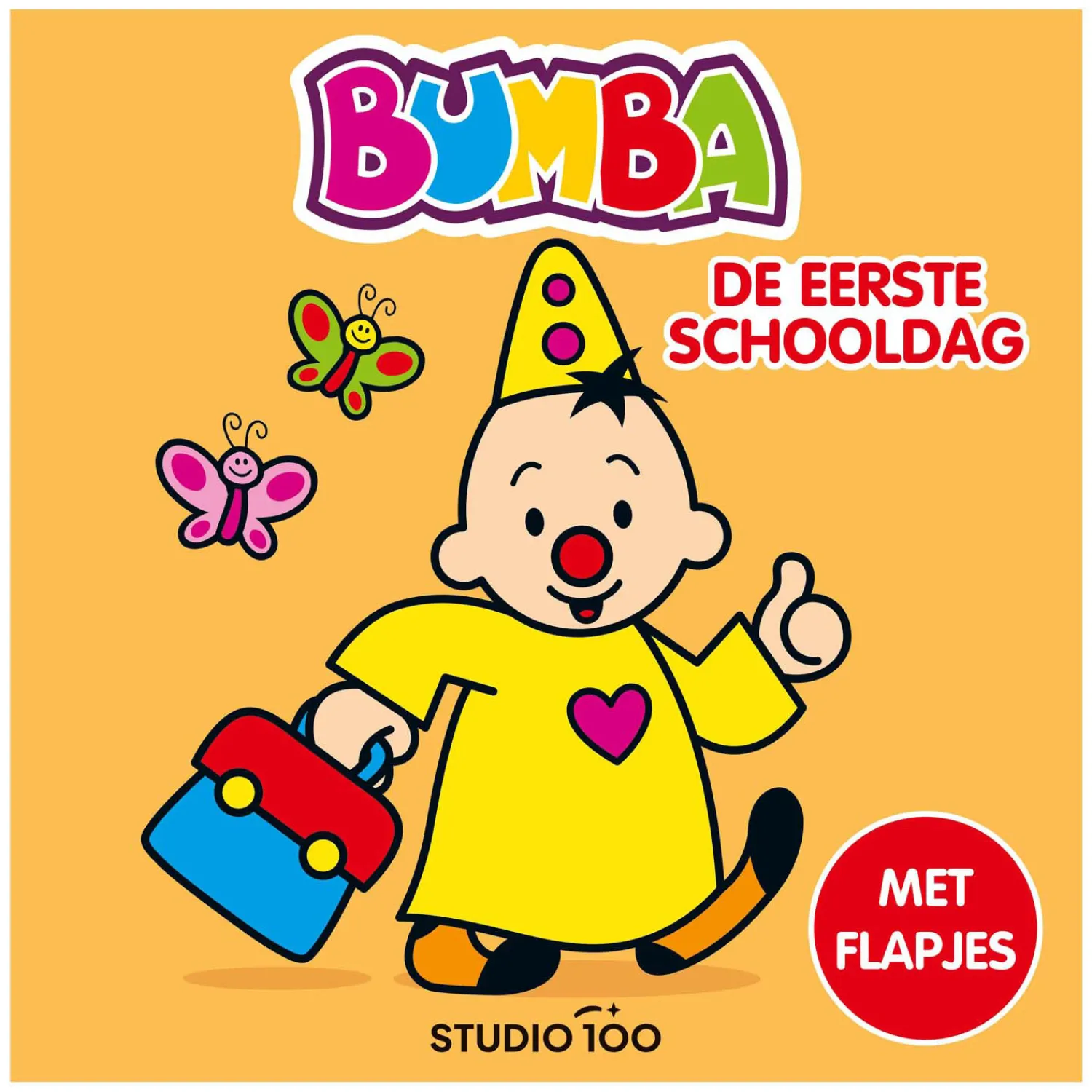 Studio 100 Bumba Kartonboek met Flapjes - De eerste schooldag Outlet