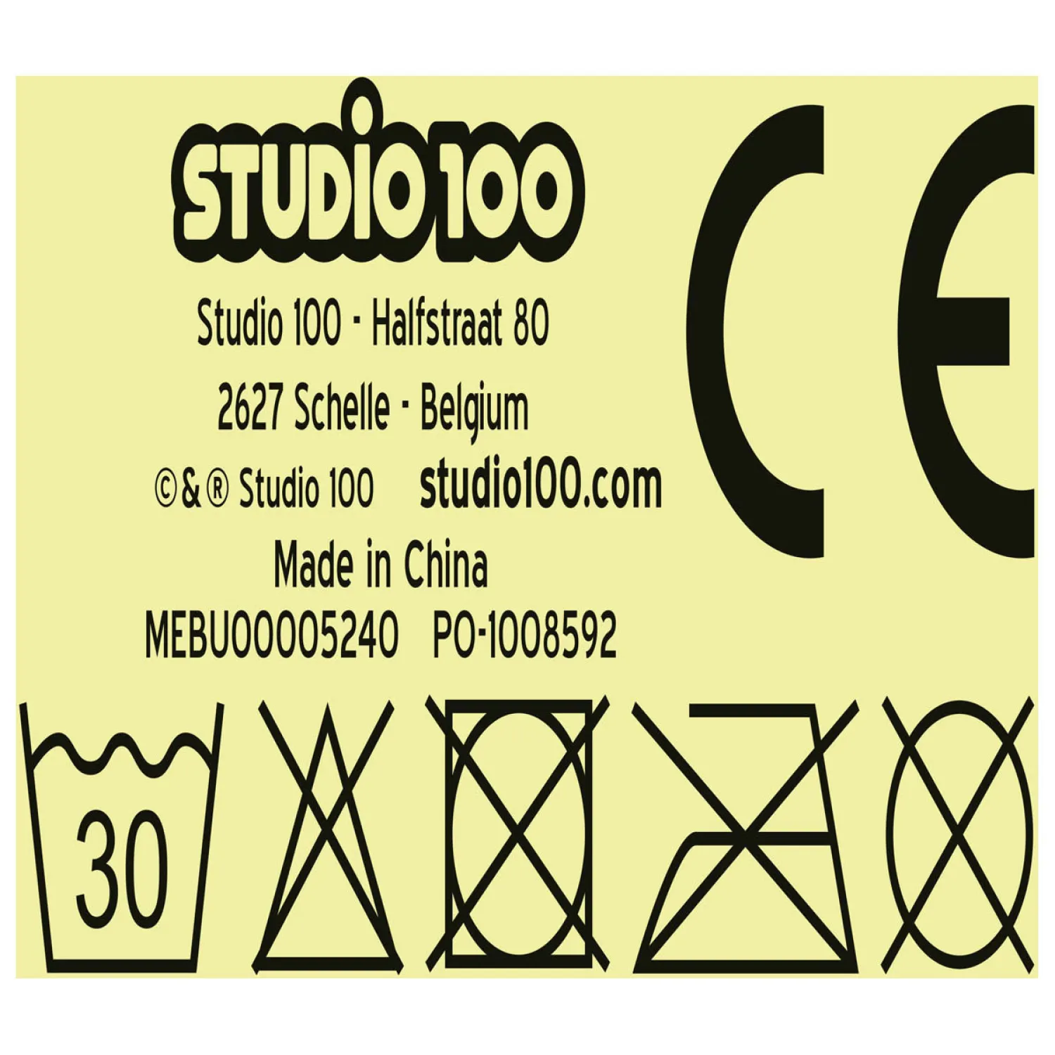 Studio 100 Bumba Knuffel Corduroy Geel, 35 cm Best