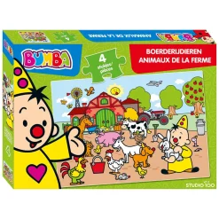 Bumba Puzzel Boerderijdieren, 4st.-Studio 100 New