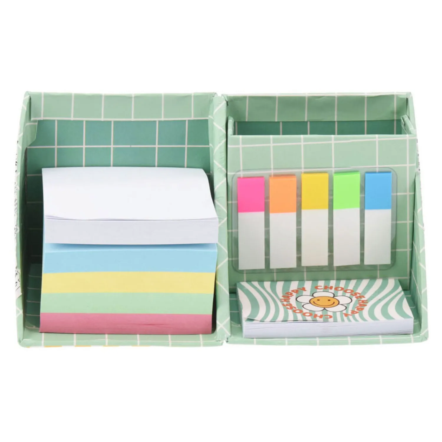 Bureaukubus met 3 Maten Plakmemo's-