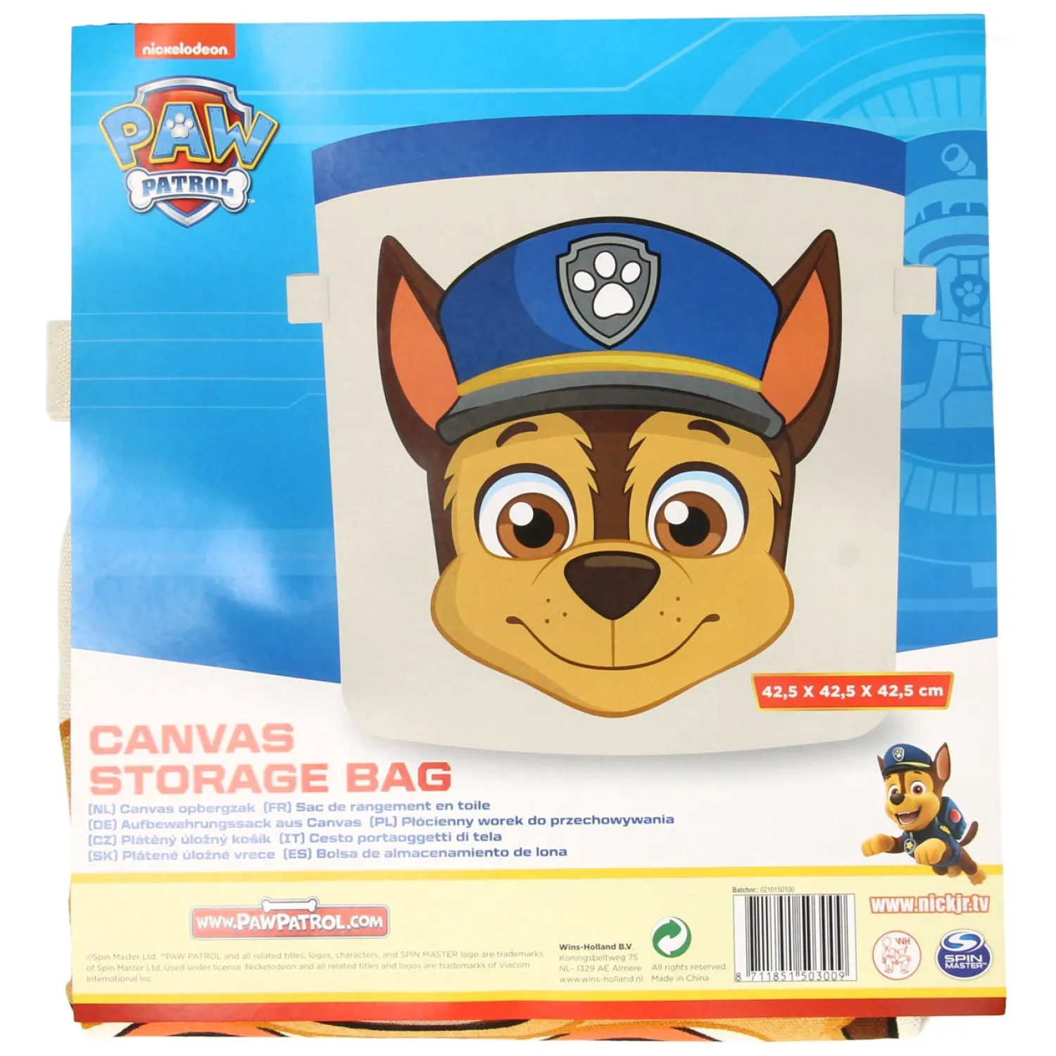 Canvas Opbergzak PAW Patrol>Wins Holland Online