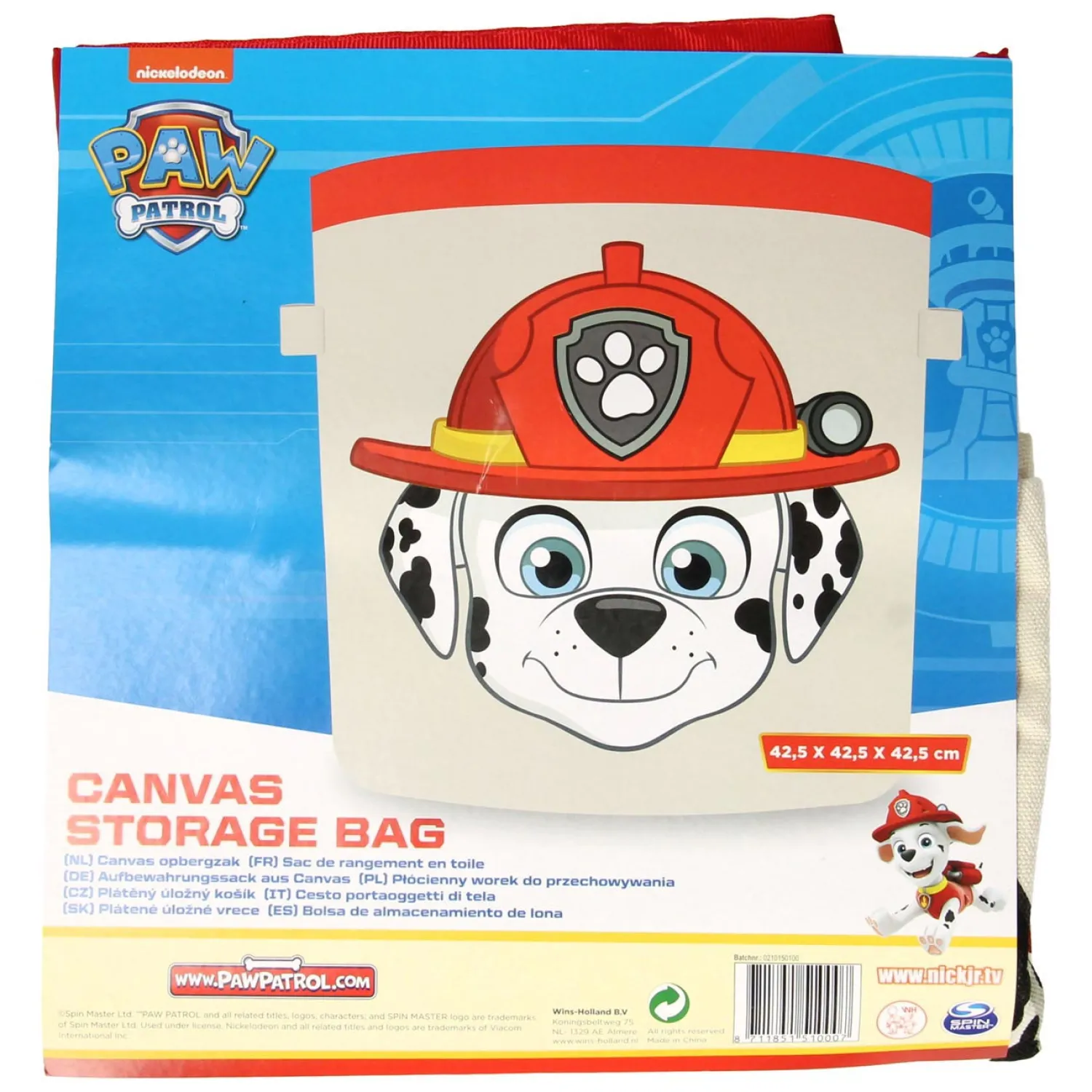Canvas Opbergzak PAW Patrol>Wins Holland Online