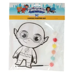 Canvas Schilderen DC Comics - Flash incl Penseel en 6 kleuren verf-Wins Holland Hot