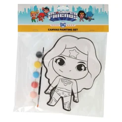 Canvas Schilderen DC Comics - Wonder Woman - incl Penseel en 6 kleuren verf-Wins Holland Outlet