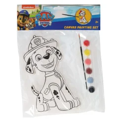 Wins Holland Canvas Schilderen PAW Patrol - Marshall - incl Penseel en 6 kleuren verf Clearance