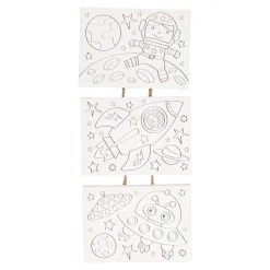 Wins Holland Canvas Schilderset Ruimte, set van 3 stuks Outlet