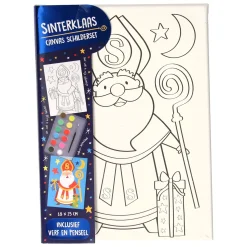 Canvas Sinterklaas Schilderset>Wins Holland