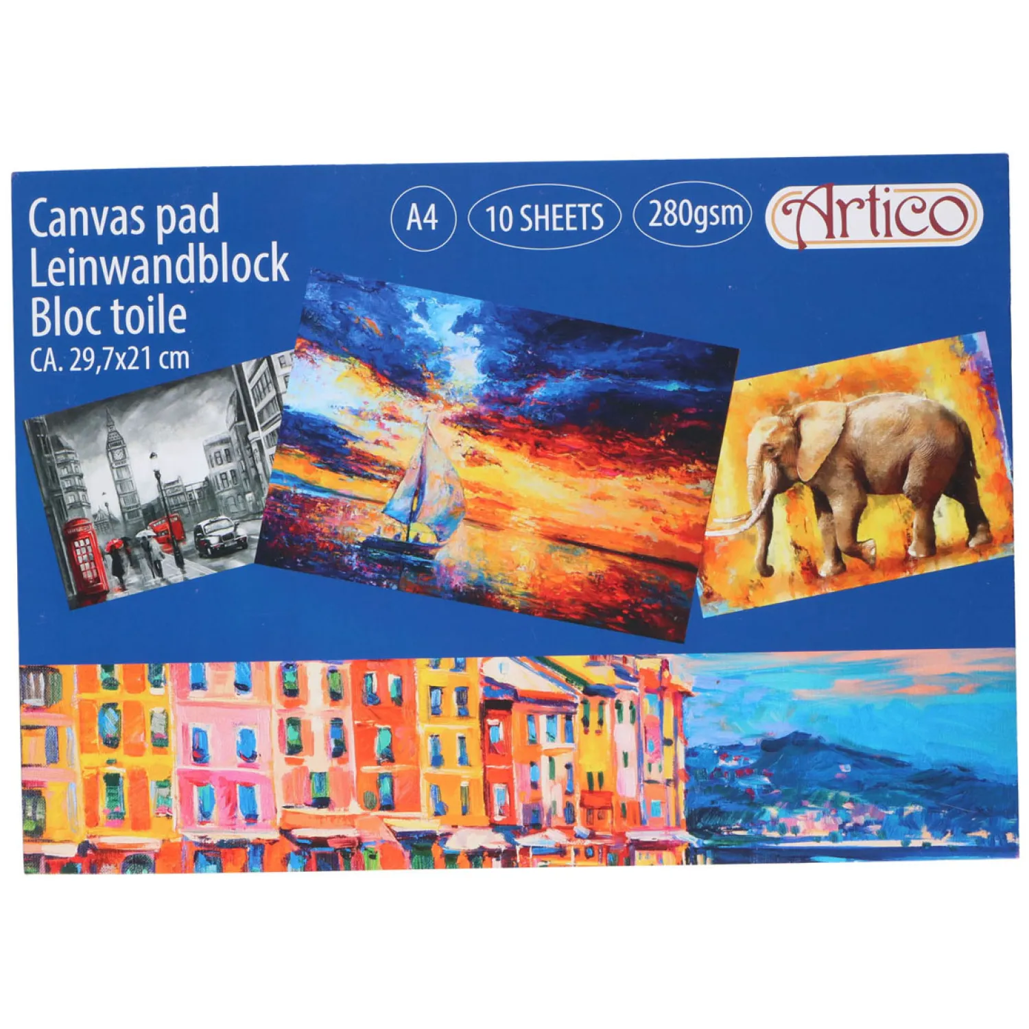 Canvas Tekenblok A4 280gsm, 10 Vellen> Online