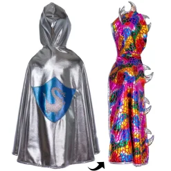 Great Pretenders Cape Draak/Ridder Omkeerbaar, 5-6 jaar Clearance