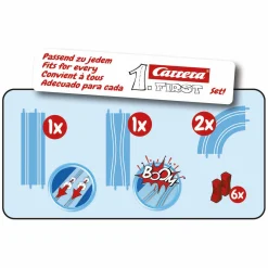 Carrera First Racebaan Uitbreidingsset Hot