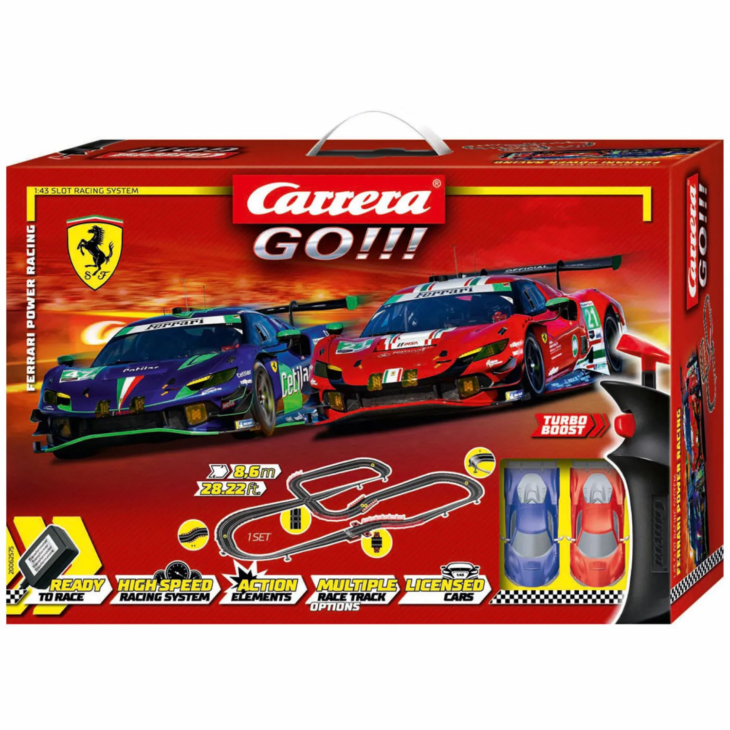 GO!!! Racebaan - Ferrari Power Racing>Carrera Sale