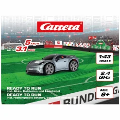 Mini RC 2,4GHz Bundesliga 1:43 - Grijs-Carrera New